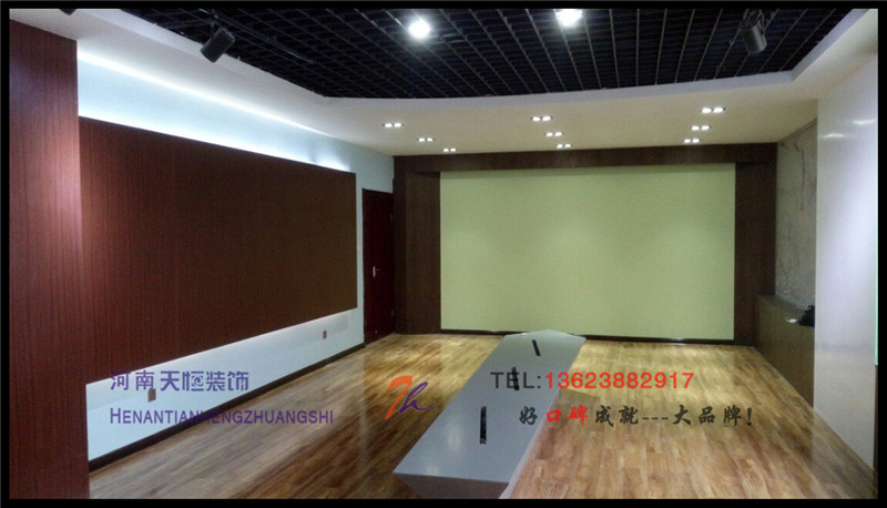 【洛陽裝修】部隊榮譽室天恒設計施工裝修日記手機隨拍